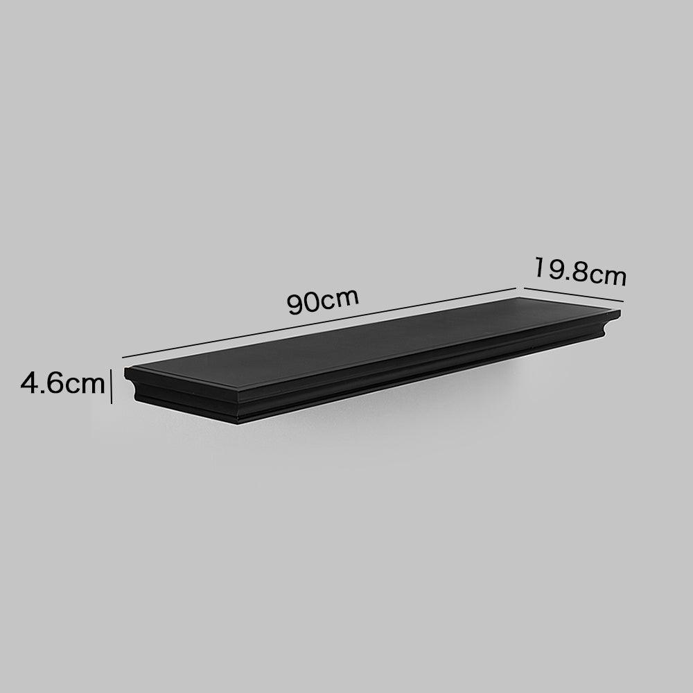 Ah-decor wall shelves 36 inch / Black AHDECOR Black Deep Floating Shelves Display Ledge Shelf with Invisible Blanket, Perfect Wooden Shelf for Living Room, Bedroom, Bathroom, and Kitchen Decor 36"