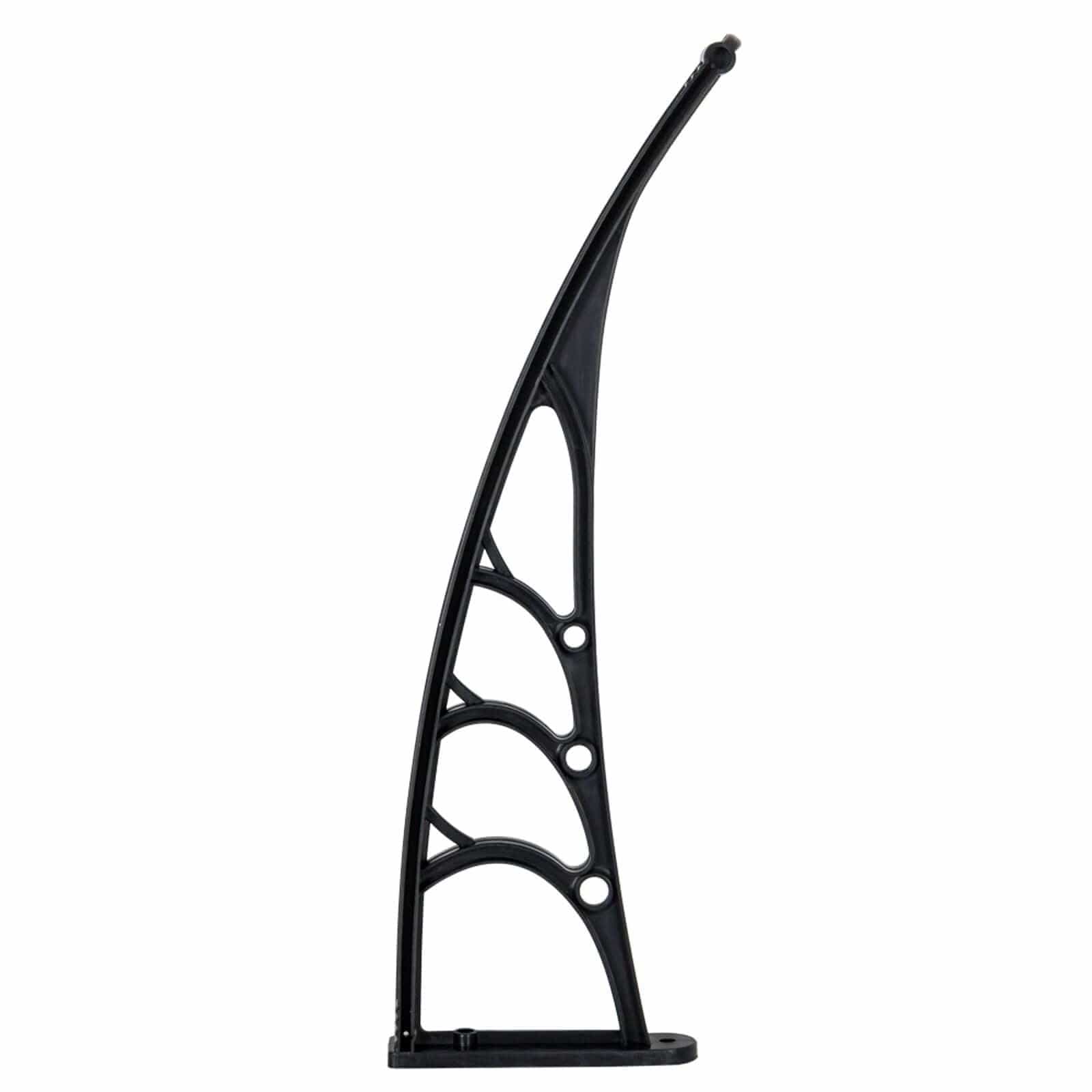 Ah-decor Awnings 39.37 x 31.5 Inch (100 x 80 Cm) Household Application Door & Window Awnings Canopy White & Black Bracket
