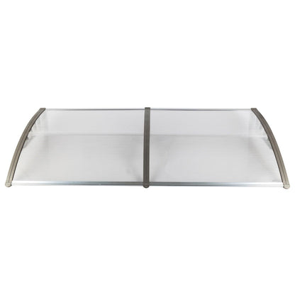 AH-DECOR Awnings Door and Window Awnings Canopy Silver-Gray Bracket