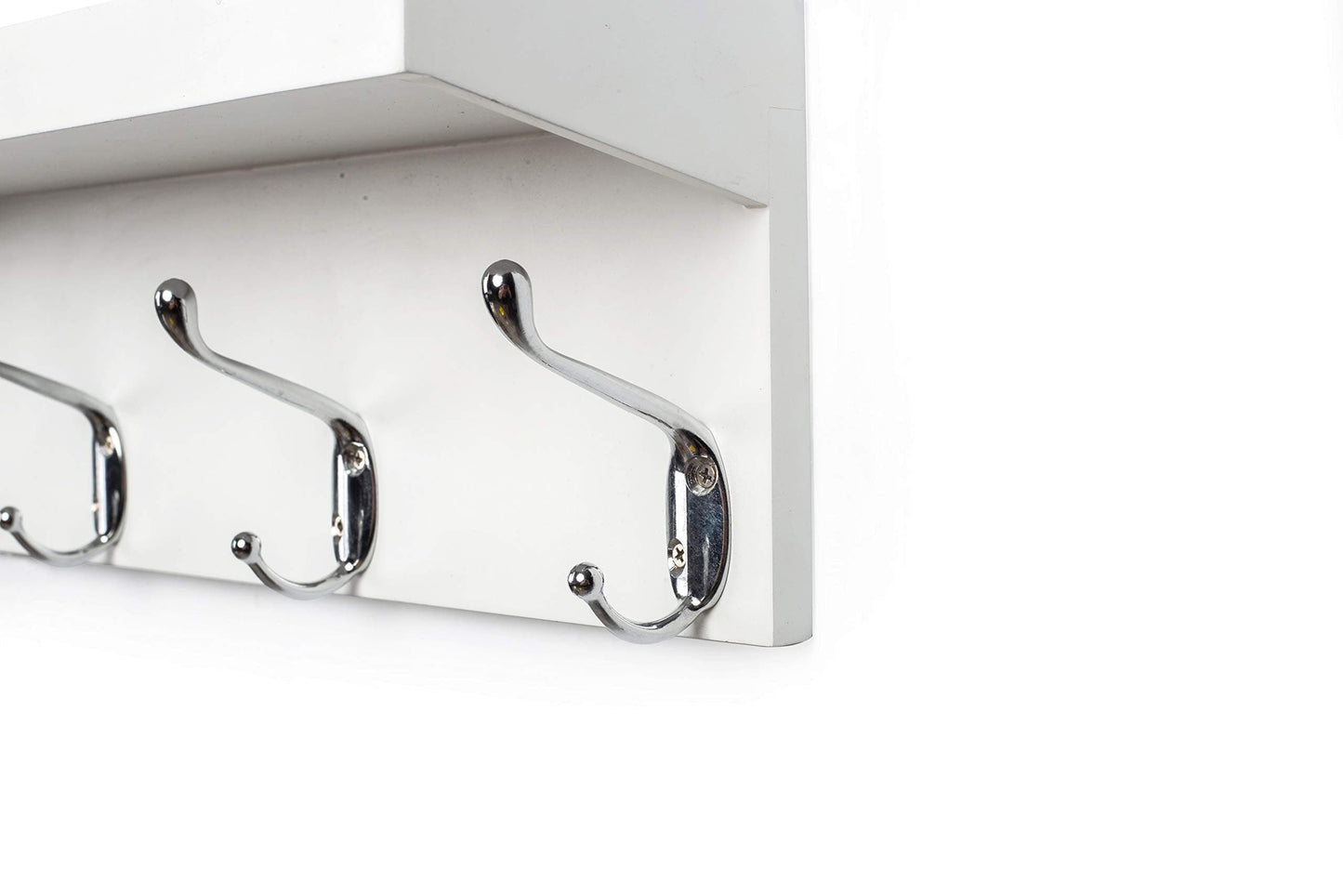 Ah-decor entry hook White / 15 inch Wall Hanging Organizer with 4 Sturdy Hooks