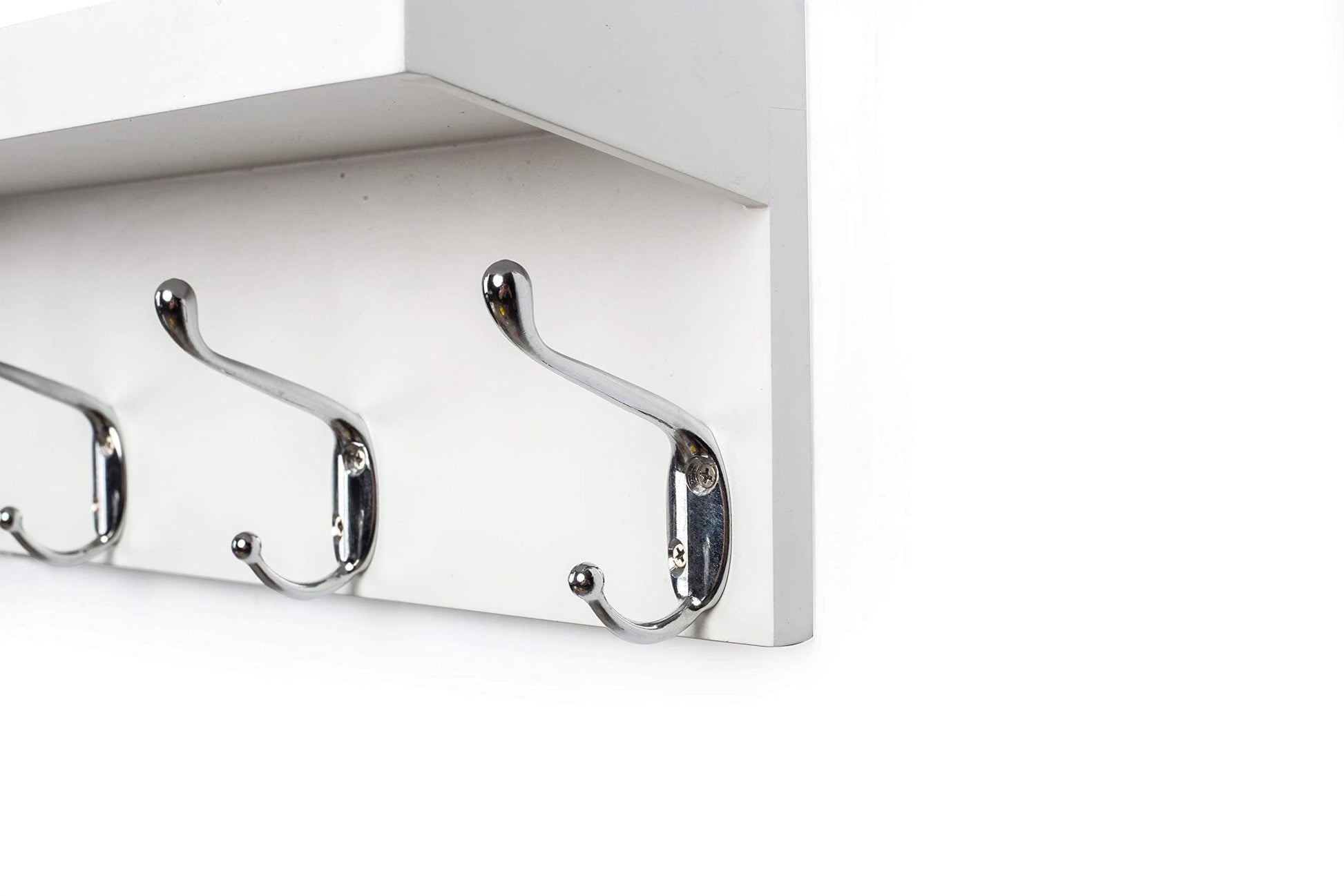 Ah-decor entry hook White / 15 inch Wall Hanging Organizer with 4 Sturdy Hooks