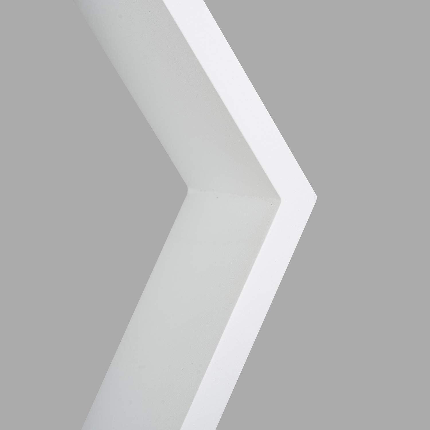 Ah-decor floating shelves White Set of 3 White Adjustable Wall Mounted Hexagon Floating Shelves