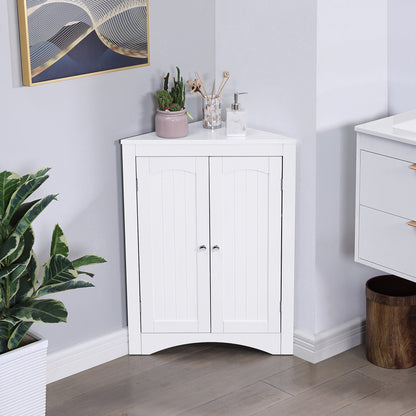 AHDECOR sideboard cabinet,corner cabinet,Bathroom Floor Corner Cabinet with Doors and Shelves, Kitchen, Living Room,Free Standing Storage Cabinet for Bathroom