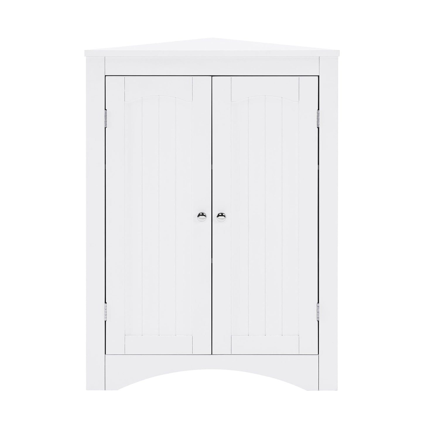 AHDECOR sideboard cabinet,corner cabinet,Bathroom Floor Corner Cabinet with Doors and Shelves, Kitchen, Living Room,Free Standing Storage Cabinet for Bathroom
