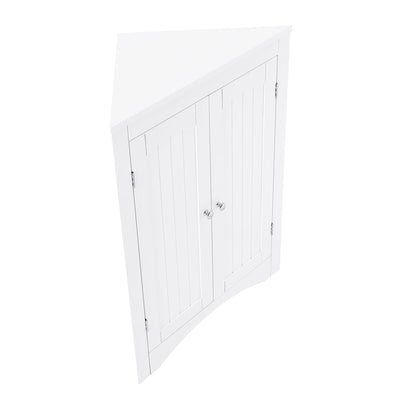 AHDECOR sideboard cabinet,corner cabinet,Bathroom Floor Corner Cabinet with Doors and Shelves, Kitchen, Living Room,Free Standing Storage Cabinet for Bathroom
