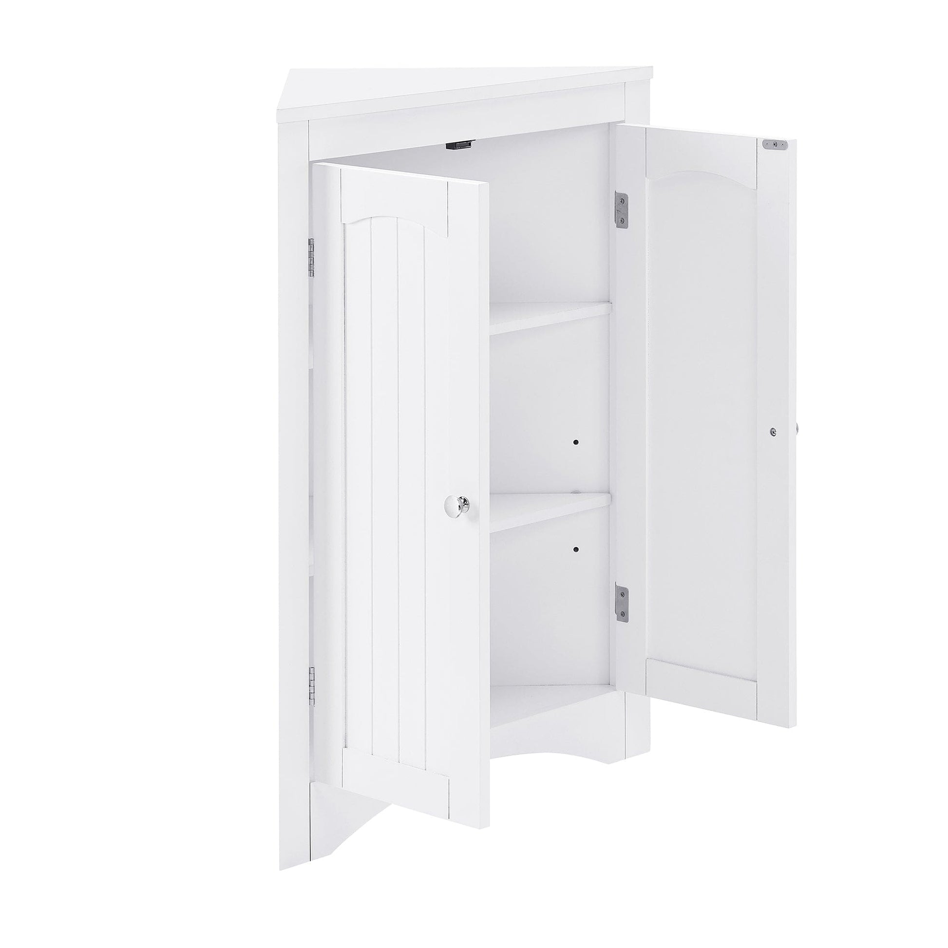 AHDECOR sideboard cabinet,corner cabinet,Bathroom Floor Corner Cabinet with Doors and Shelves, Kitchen, Living Room,Free Standing Storage Cabinet for Bathroom