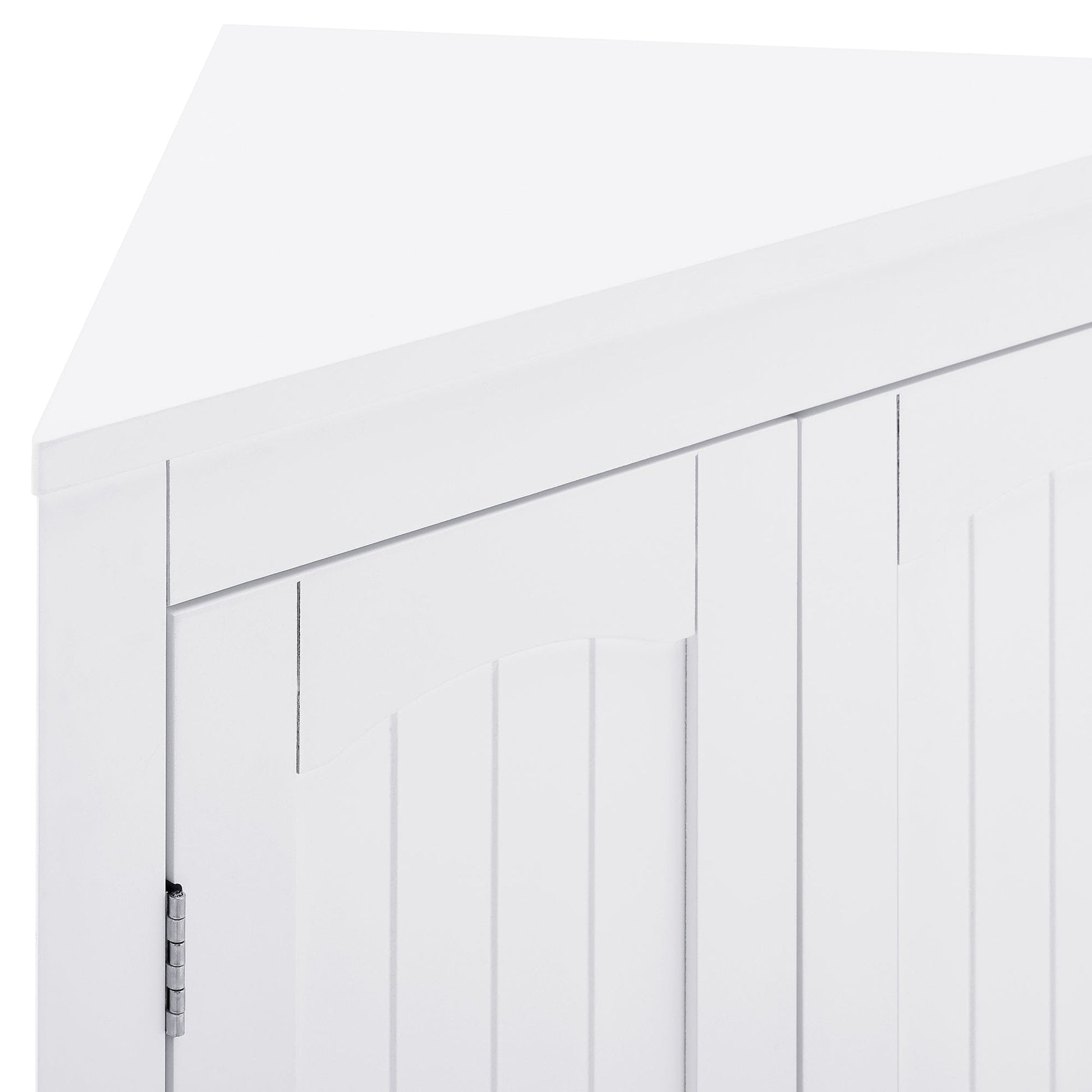 AHDECOR sideboard cabinet,corner cabinet,Bathroom Floor Corner Cabinet with Doors and Shelves, Kitchen, Living Room,Free Standing Storage Cabinet for Bathroom