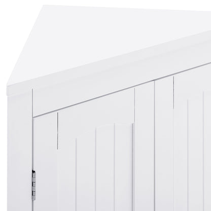 AHDECOR sideboard cabinet,corner cabinet,Bathroom Floor Corner Cabinet with Doors and Shelves, Kitchen, Living Room,Free Standing Storage Cabinet for Bathroom