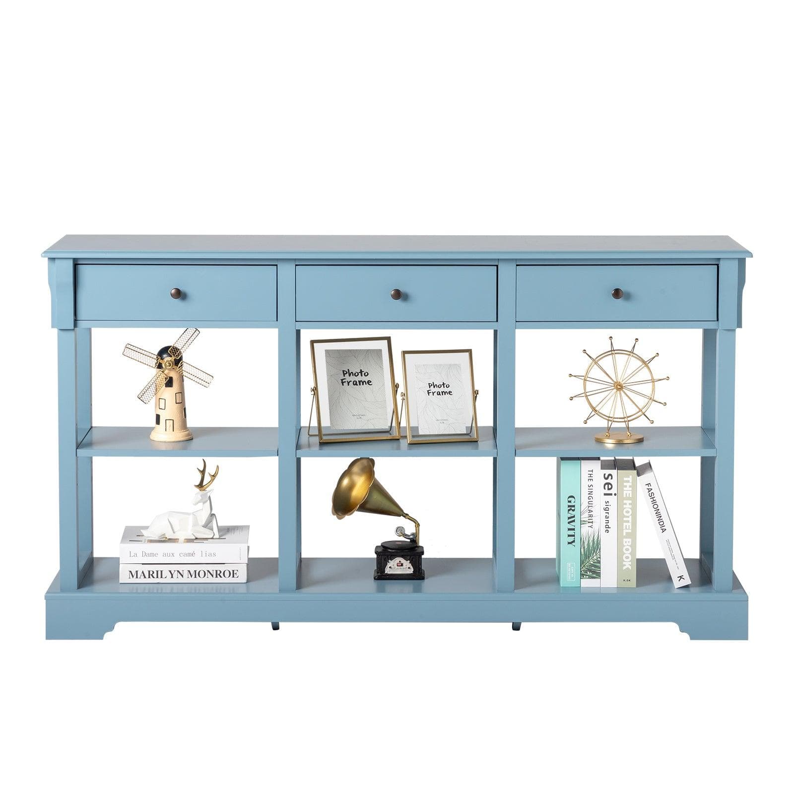 AH-DECOR sofa tabels 3 Drawers console table with Storage Cabinet