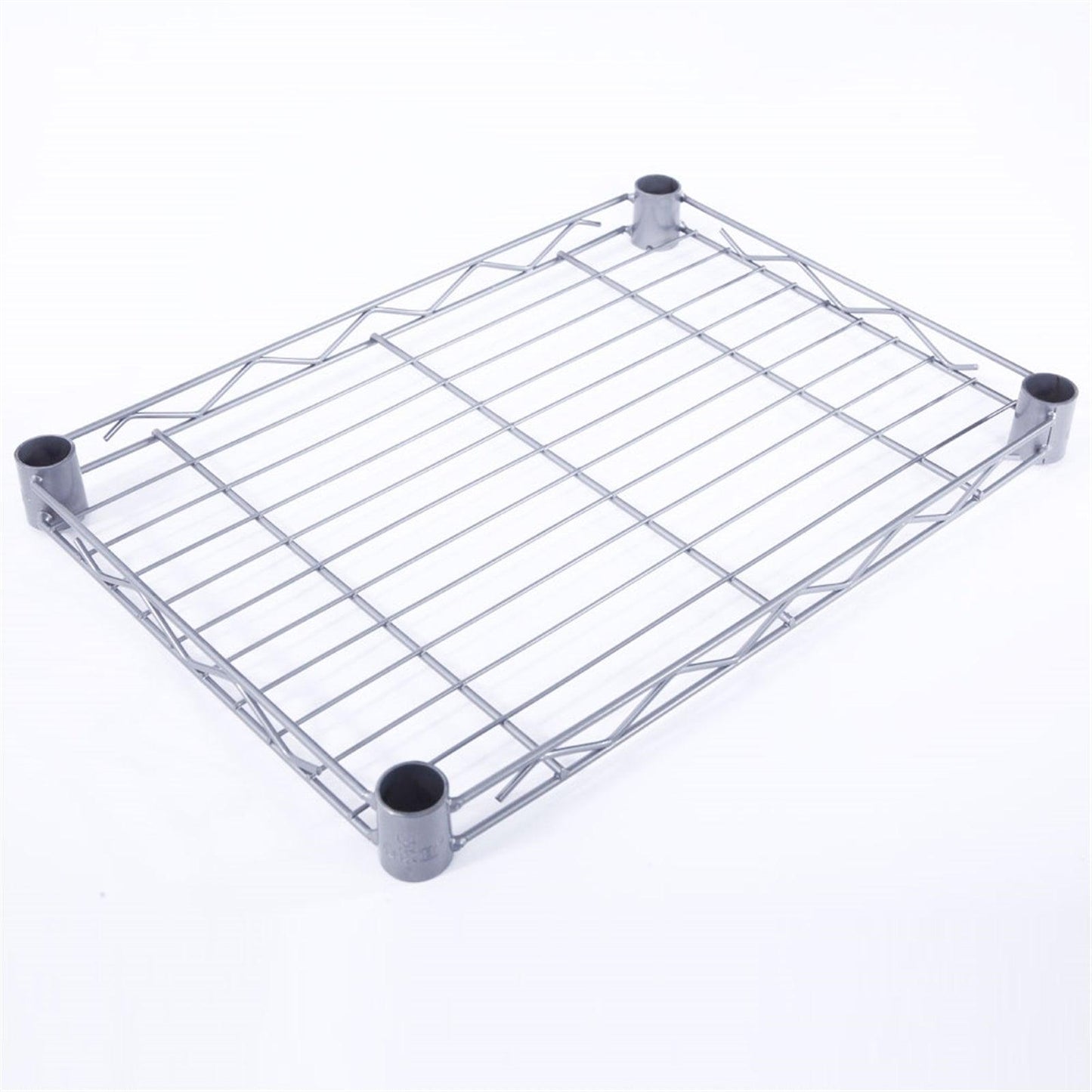 Ah-decor Storage Rack Length(cm) 47.50	Width(cm) 28.50 XM-207S Rectangle Carbon Steel Metal Assembly 4-Shelf Storage Rack Silver Gray