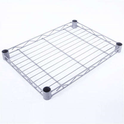 Ah-decor Storage Rack Length(cm) 47.50	Width(cm) 28.50 XM-207S Rectangle Carbon Steel Metal Assembly 4-Shelf Storage Rack Silver Gray