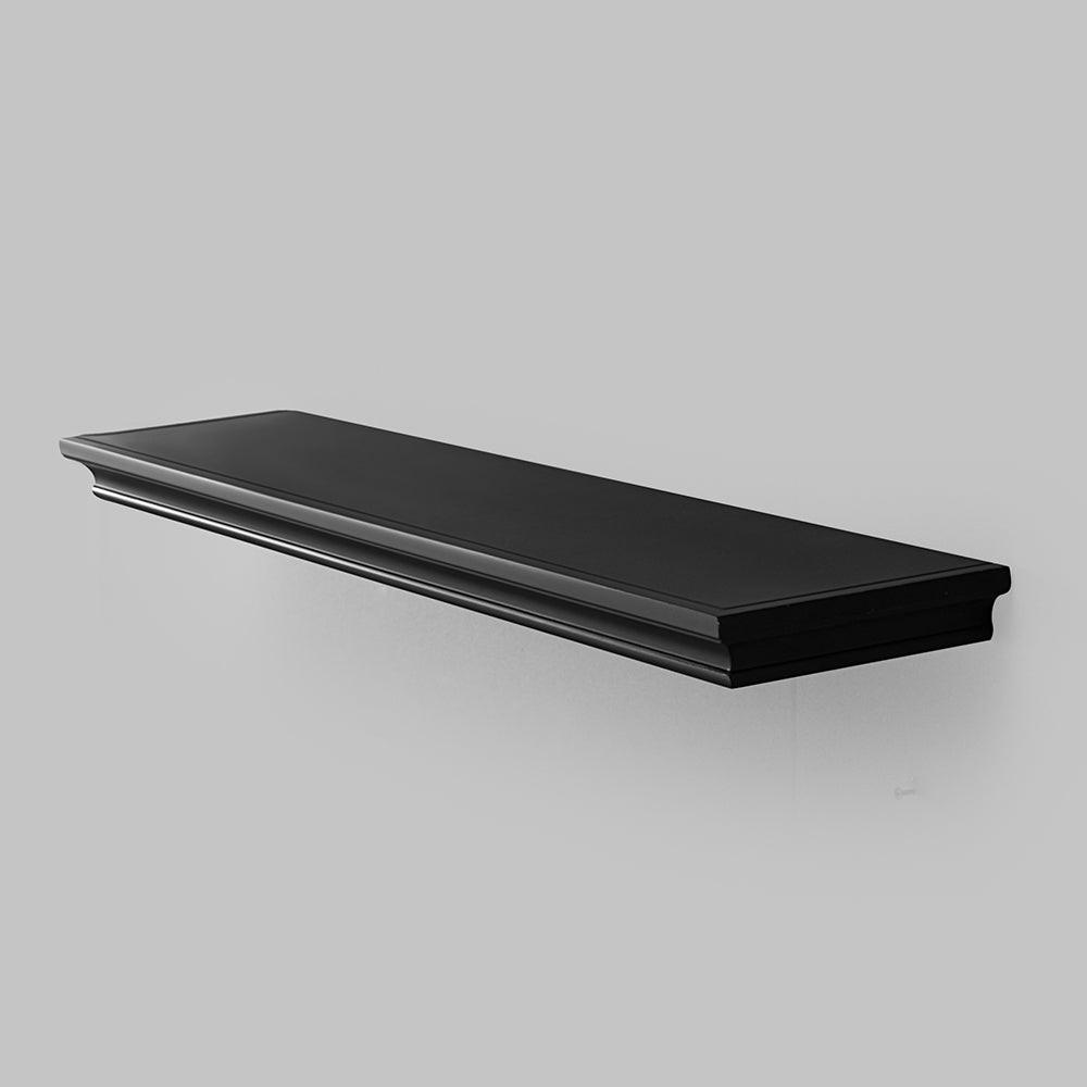 Ah-decor wall shelves 36 inch / Black AHDECOR Black Deep Floating Shelves Display Ledge Shelf with Invisible Blanket, Perfect Wooden Shelf for Living Room, Bedroom, Bathroom, and Kitchen Decor 36"