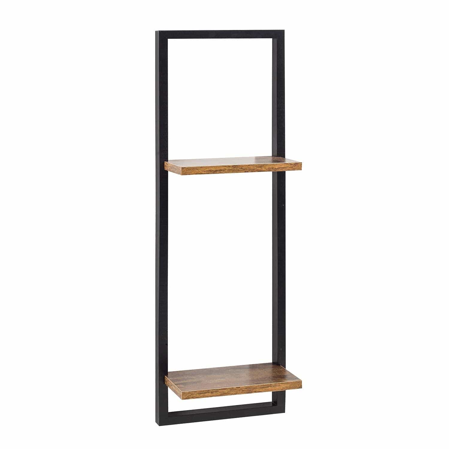 Ah-decor wall shelves 9.8''Wide AHDECOR Wall Mounted Floating Shelf, Hanging Wooden Shelves, Storage Shelf with Unique Design Decorates for Dining, Kitchen or Living Room, 1-Pack
